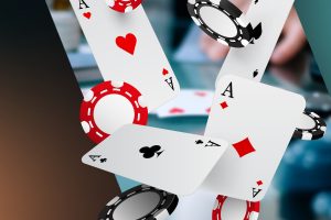 poker cards and chips