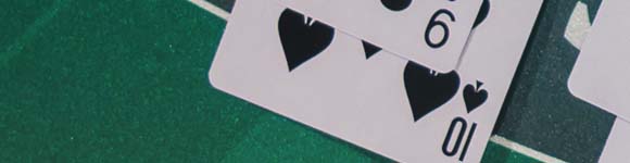 close look at the nine and the ten of spades