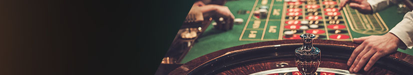 A person playing roulette in a casino