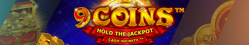 Sticky cash infinity symbols at 9 Coins pokies online