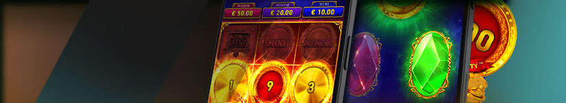 A slot game with bonus symbols and grand jackpot