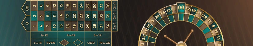 american roulette wheel layout