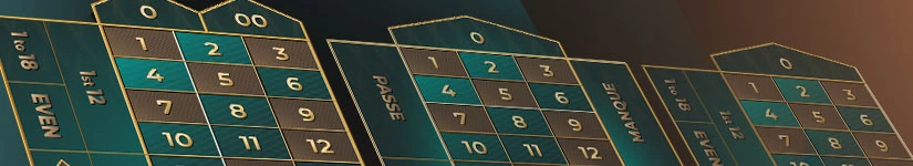 roulette table layouts for roulette games