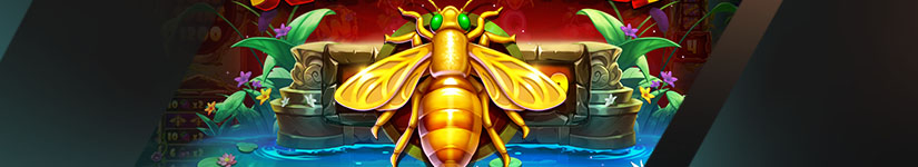 Golden Bee as the Super Wild Symbol 
