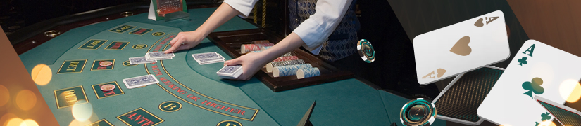 Dealer Hands on a live casino game